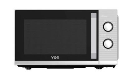 Von VAMS-22MGX Mechanical Microwave Oven Solo 20L – Silver