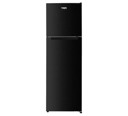 Von VRT-334NVAK Double Door Inverter Fridge 334L - Dark Inox
