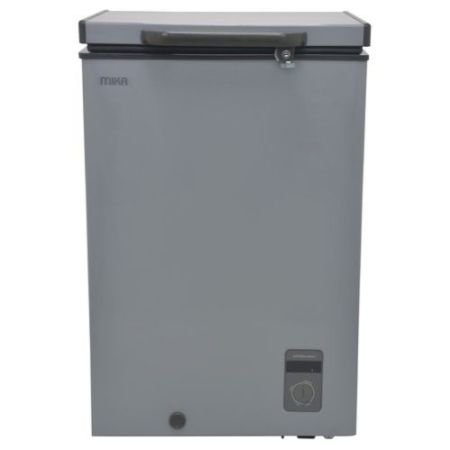 MIKA Chest Freezer, 95L, Aluminium Inner, Dark Grey MCF95ADG