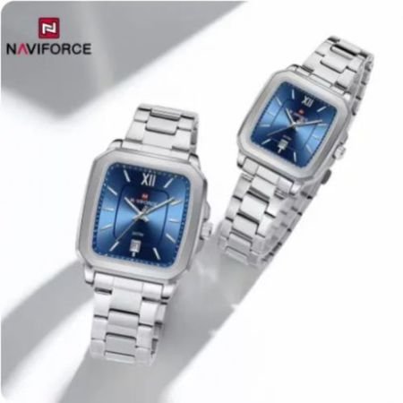 Naviforce NF9239 – Silver Blue For Men