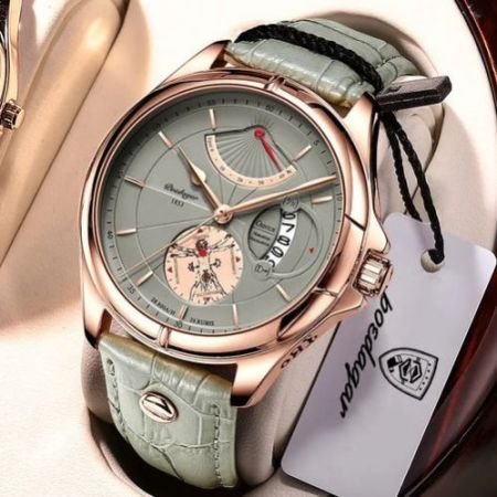POEDAGAR Luxury Famour Noble Caender Waterproof Watch For MEN