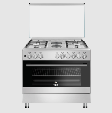 Von Cooker 4 Gas + 2 Electric - VCF964271FFX, Semi-Inox