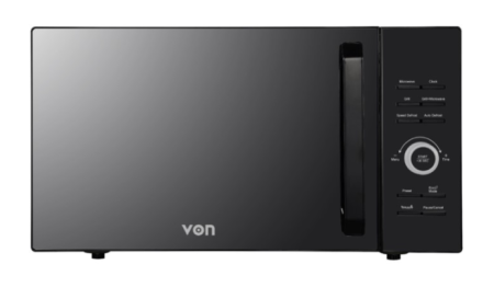 Von VAMS-25DGK Digital Microwave Oven Solo 25L – Black