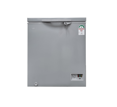 Von VAFC15DKG/DHG Chest Freezer - 142L, Grey