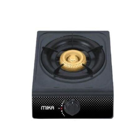 MIKA Gas Stove Non-Stick, Single Burner, Metalic Grey MGS1401