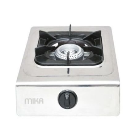 MIKA Gas Stove Stainless Steel, Single Burner, Inox MGS2201