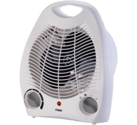 MIKA Fan Heater, 1000-2000W, White MH101