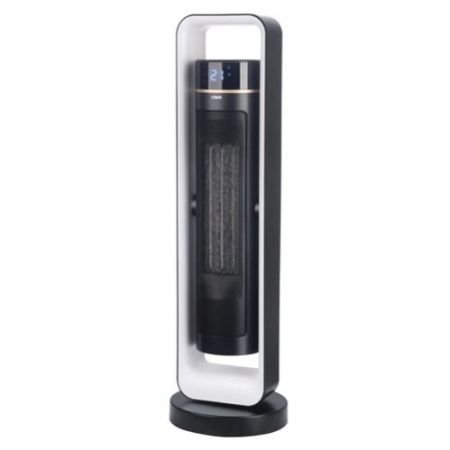 MIKA Tower Ceramic Heater, 1500W-2200W, With Remote, Black & White MH202R