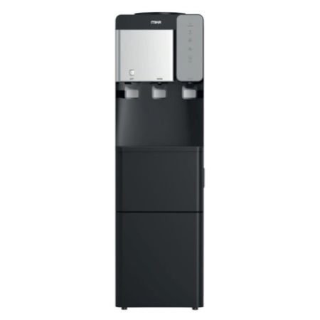 MIKA Water Dispenser with Ice Maker, Floor Standing, Black & Silver MWDT3001BS