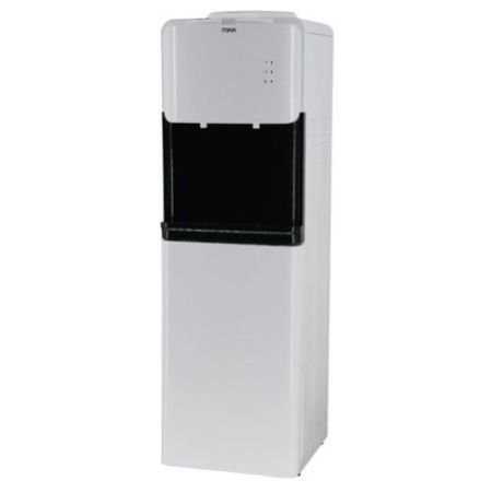 MIKA Water Dispenser, Standing , Hot & Normal with Cabinet, White & Black MWD2208WB