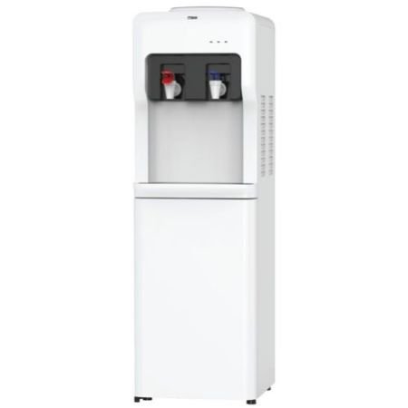MIKA Water Dispenser, Standing , Hot & Normal with Cabinet, White & Black MWD2209WB