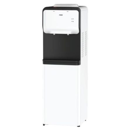 MIKA Water Dispenser, Standing , Hot & Electric Cooling, with Cabinet, White & Black MWD2304WB
