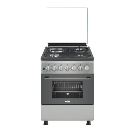 Von Cooker 3 Gas + 1 Electric - VCF553161FFD, Dove Grey