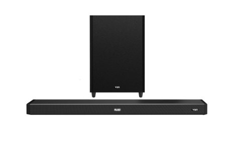Von VSB2002LFK 2.1CH Wireless Soundbar 200W - Black