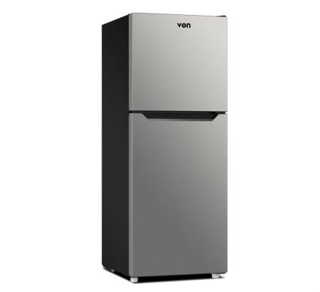 Von VART-25NHS Double Door Fridge 220L - Silver
