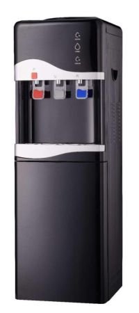 Von VDE-311CLK Electric Cooling Dispenser - Matte Black + Silver