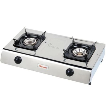 Ramtons GAS COOKER 2 BURNER STAINLESS STEEL- RG/518