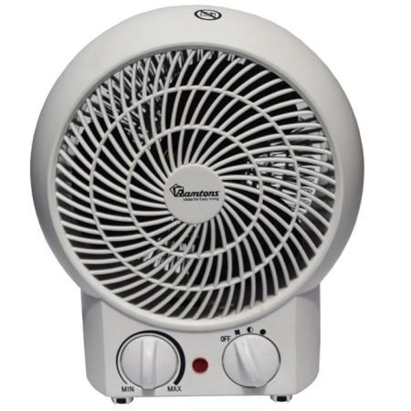 Ramtons WHITE FAN HEATER, 2 HEAT SETTINGS- RM/475